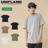 ユニフレーム(UNIFLAME) 【ユニフレーム×ナチュラム】7.1オンス へヴィーウェイト Tシャツ URNT-5 半袖Tシャツ(メンズ)