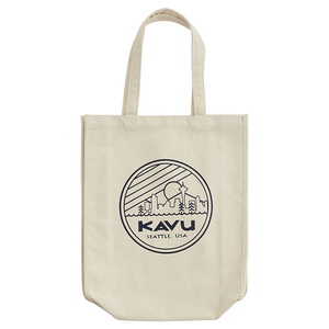 KAVU(カブー) Ｌ．シアトルロゴ トートバッグ ネイビー 19821244052000