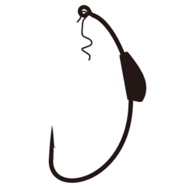 RYUGI(リューギ) ヘビーウェイテッドブルータル HHB089 ワームフック(オフセット)