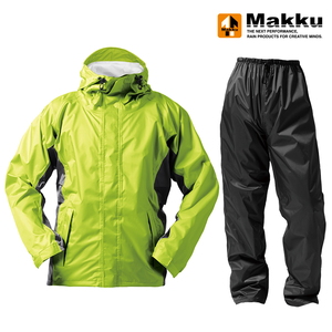 マック(Makku) アクションＥＸ ユニセックス Ｌ ライトグリーン AS-8400