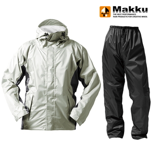 マック(Makku) アクションＥＸ ユニセックス Ｍ ライトグレー AS-8400