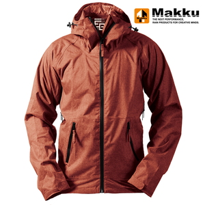 マック(Makku) ＥＧ レインジャケット Ｌ ミックスレッド AS-800
