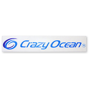 crazy-ocean（クレイジーオーシャン） カッティングステッカー ６００×１２０ｍｍ