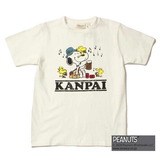 ジーアールエヌアウトドア(grn outdoor) KANPAI SNOOPY S/S TEE Unisex GO0170R 半袖Tシャツ(メンズ)