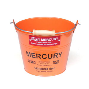 MERCURY(マーキュリー) ブリキバケツ ５Ｌ オレンジ ME048134