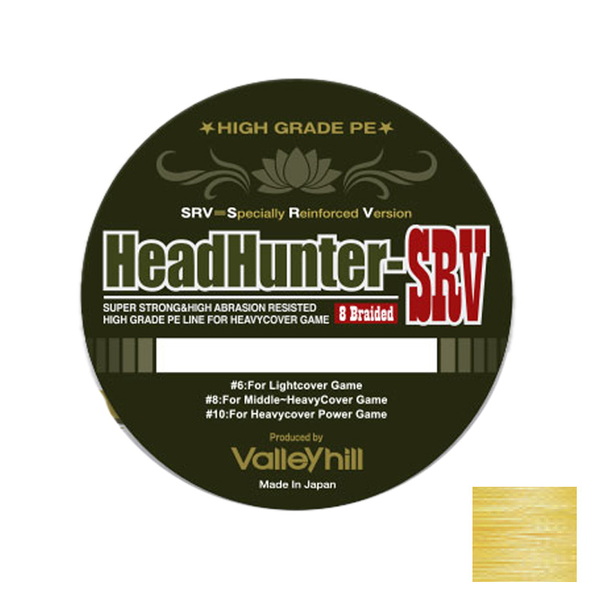 バレーヒル(ValleyHill) ヘッドハンターSRV 80m   雷魚･ナマズ用PEライン