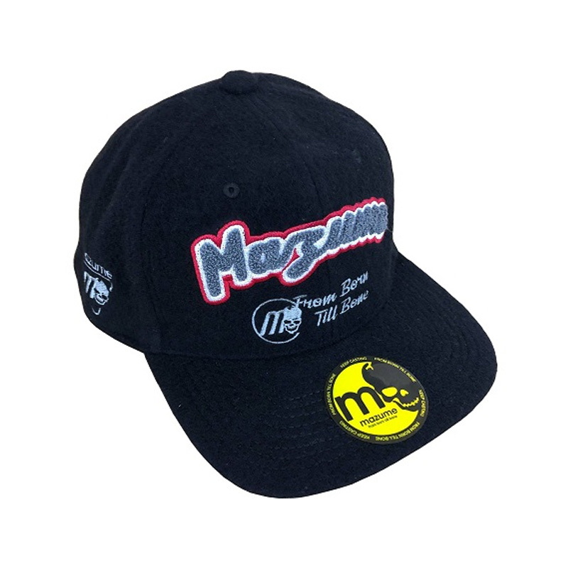 MAZUME(マズメ) mazume FLAT CAP レイヤードロゴ MZCP-516｜アウトドア