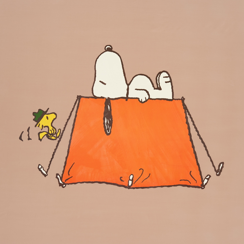 ロゴス(LOGOS) SNOOPY Tepee テント 86001083|アウトドア用品・釣り具