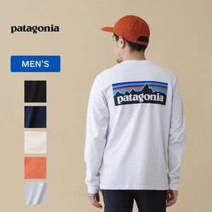 【送料無料】パタゴニア（patagonia） 【２４春夏】ロングスリーブ Ｐ-６ ロゴ レスポンシビリティー メンズ Ｌ ＷＨＩ 38518