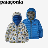 パタゴニア(patagonia) ベビー リバーシブル ダウン セーター フーディ 61371 防寒ジャケット(キッズ/ベビー)