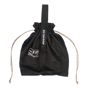 POST GENERAL(ポストジェネラル) PACKABLE PARACHUTE NYLON BAG(パッカブル パラシュート ナイロンバッグ) BLACK 982040040 POST GENERAL(ポストジェネラル) PACKABLE PARACHUTE NYLON BAG(パッカブル パラシュート ナイロンバッグ) BLACK 982040040