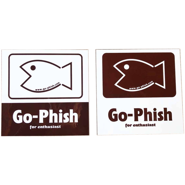 Go-Phish(ゴーフィッシュ) フィッシュステッカー 2枚入   ステッカー