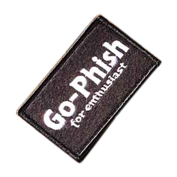 Go-Phish(ゴーフィッシュ) Go-Phish ベルクロワッペン M スクエア   ワッペン