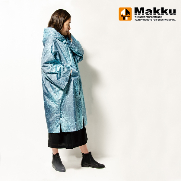 マック(Makku) レイン ポンチョ ドレス AS-600｜アウトドア 