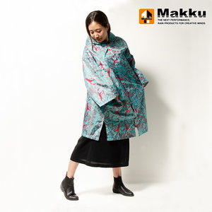 マック(Makku) レイン ポンチョ ドレス フリー ピジョン AS-600
