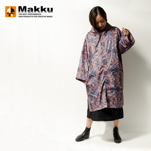 マック(Makku) レイン ポンチョ ドレス フリー エスニック AS-600