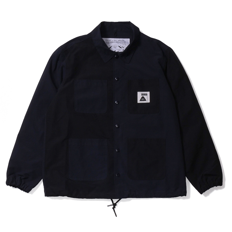 POLeR(ポーラー) SUMMIT COVERALL COACH JACKET 55200200-BLK