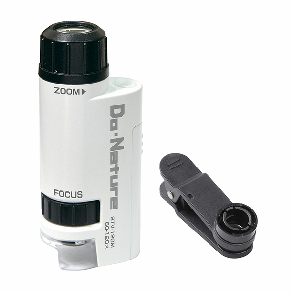Kenko(ケンコー) 60～120倍 ズーム式携帯型顕微鏡 スマホアダプタ付き STV-120M WSA その他光学機器&アクセサリー
