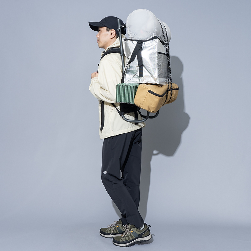 エバニュー(EVERNEW) 背負子 グレーボーン medium EBB212 ブ エバニュー(EVERNEW) 背負子 グレーボーン medium EBB212 ブ