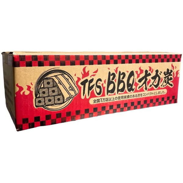 TOTAL FOODS SYSTEM(トータルフーズシステム) BBQ用 オガ炭【5kg】   炭&まき