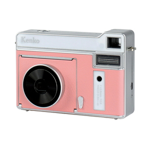 【送料無料】Kenko(ケンコー) モノクロインスタントカメラ 感熱紙使用 コーラルピンク KC-TY01 CP