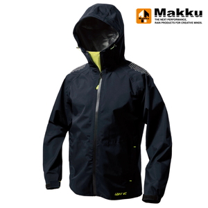 マック(Makku) LIGHT BIZ RAIN JACKET(ライトビズ レインジャケット) M ネイビー AS-920