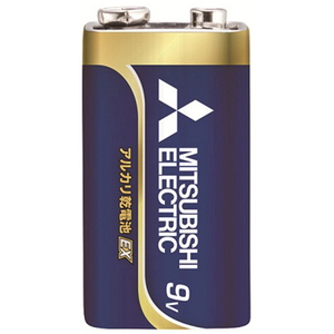 MITSUBISHI(三菱電機) アルカリ乾電池 9V形 1本入 長持ちハイパワー EXシリーズ 使用推奨期限2年 6LF22EXD/1S
