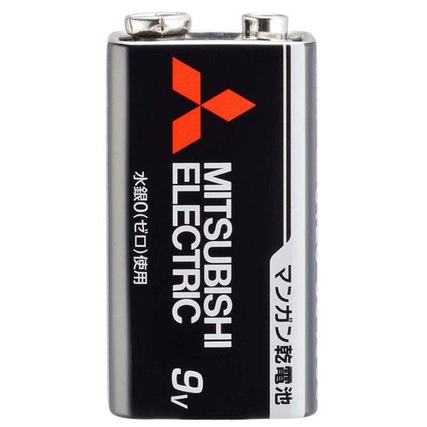 MITSUBISHI(三菱電機) マンガン乾電池 9V形 1本入 6F22UD/1S 電池&ソーラーバッテリー