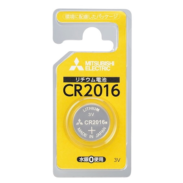 MITSUBISHI(三菱電機) リチウムコイン電池 3V 1個パック CR2016 CR2016D/1BP 電池&ソーラーバッテリー