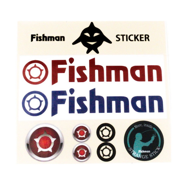 Fishman(フィッシュマン) Fishmanカッティングステッカーセット ST-201901 ステッカー