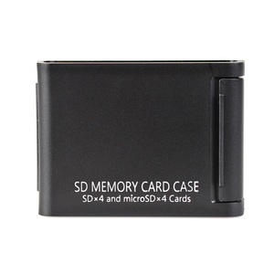 Kenko(ケンコー) SDメモリーカードケースAS 4枚収納タイプ(SDカード4枚+microSDカード4枚収納可能) ASSD4BK