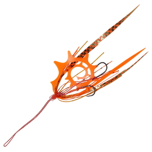 ハヤブサ(Hayabusa) 無双真鯛 フリースライド ネクタイフックセット ドラゴンカーリースリム&ストレートスリム 4 バイトラッシュオレンジ SE184 ハヤブサ(Hayabusa) 無双真鯛 フリースライド ネクタイフックセット ドラゴンカーリースリム&ストレートスリム 4 バイトラッシュオレンジ SE184