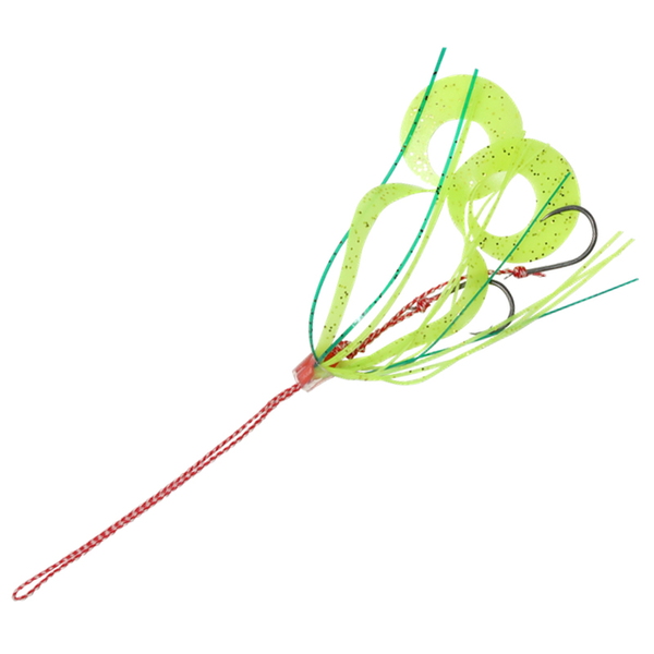 ハヤブサ(Hayabusa) 無双真鯛 フリースライド ネクタイフックセット スパイラルカーリーショート SE186 タイラバネクタイ･トレーラー