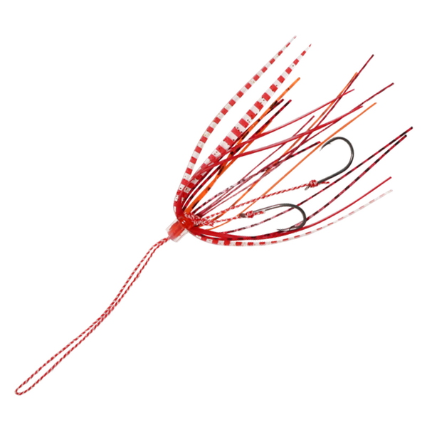 ハヤブサ(Hayabusa) 無双真鯛 フリースライド ネクタイフックセット ツインストレートショート SE187 タイラバネクタイ･トレーラー