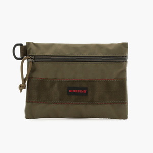 BRIEFING(ブリーフィング) FLAT POUCH M MW OLIVE FREE