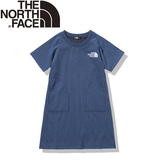 THE NORTH FACE(ザ･ノース･フェイス) ガールズ ストレッチ デニム マウンテン ワンピース NTG12123 半袖シャツ(ジュニア/キッズ/ベビー)