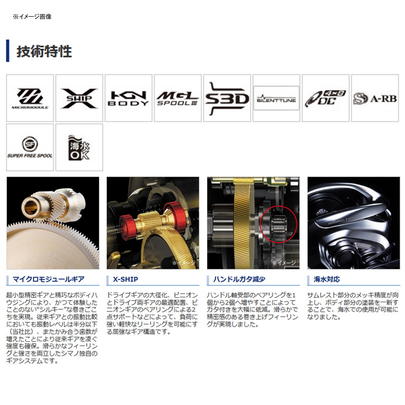 シマノ(SHIMANO) 21 アンタレスDC HG 右巻き 042620｜アウトドア用品