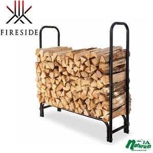 【送料無料】ファイヤーサイド(Fireside) 鉄製ログラック 小 小 ブラック 15127