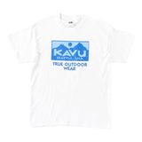 KAVU(カブー) True Logo Tee 2Colors(トゥルーロゴ ツーカラー Tシャツ)メンズ 19821425032005 半袖Tシャツ(メンズ)