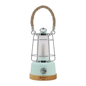グッド グッズ(good goods) LEDキャンプランタン 最大400ルーメン 単三電池式 ミントグリーン DS-8E-MGN
