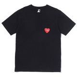 POLeR(ポーラー) FURRY HEART POCKET TEE 21230001-BLK 半袖Tシャツ(メンズ)