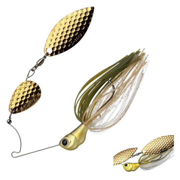 エバーグリーン(EVERGREEN) DゾーンTG TW(タンデムウィローリーフ)   スピナーベイト