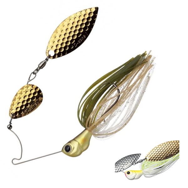 エバーグリーン(EVERGREEN) DゾーンTG TW(タンデムウィローリーフ)   スピナーベイト