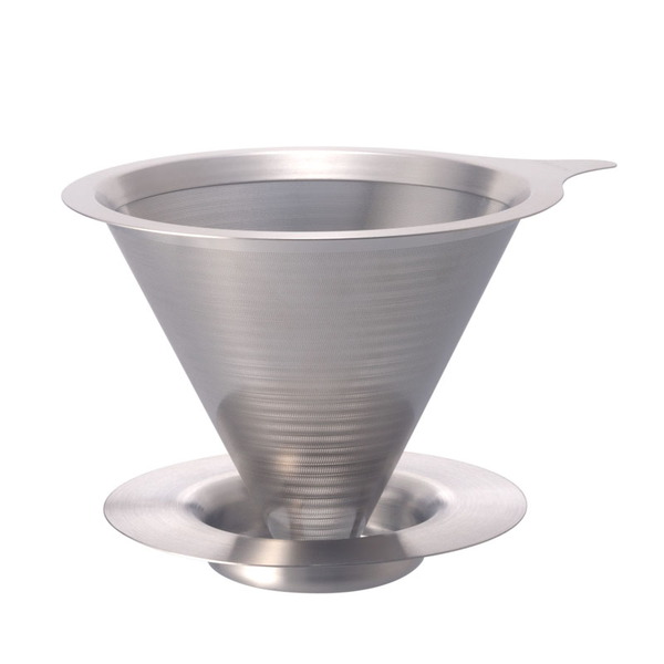 ハリオグラス (HARIO) ダブルメッシュメタルドリッパー DMD-01-HSV パーコレーター&バネット