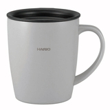 ハリオグラス (HARIO) フタ付き保温マグ300 SMF-300-GR ステンレス製マグカップ