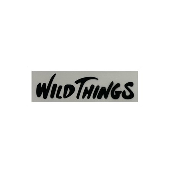 WILD THINGS(ワイルドシングス) CUTTING LOGO STICKER 21262TA ステッカー