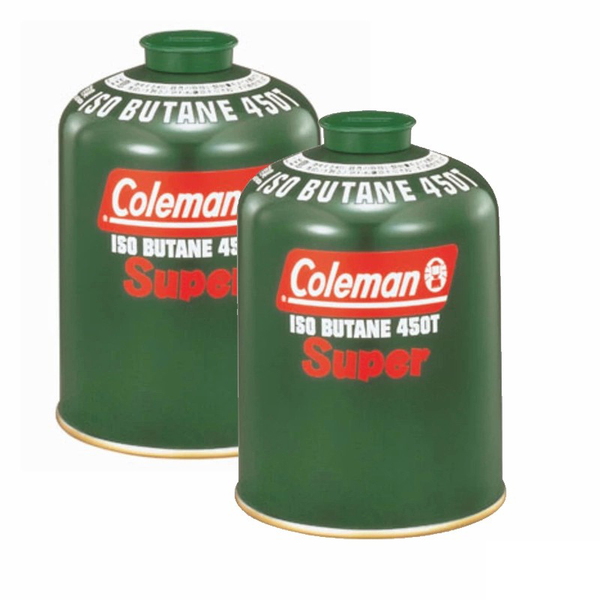Coleman(コールマン) 純正イソブタンガス燃料(Tタイプ)470g×2【2点セット】 5103A450T キャンプ用ガスカートリッジ