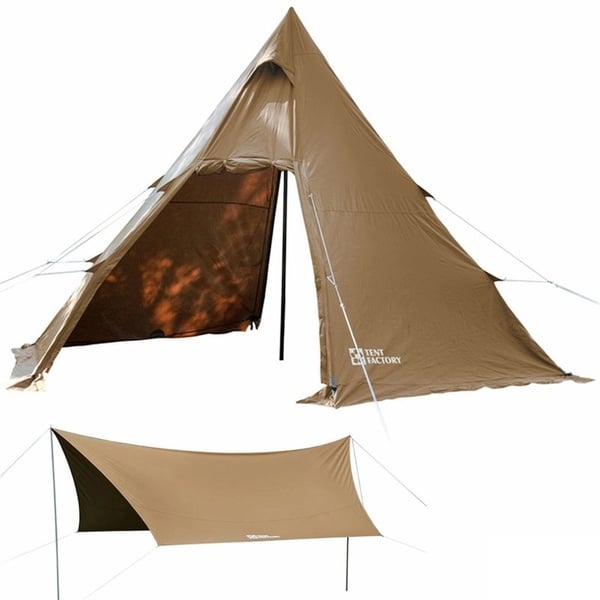 Tent Factory テントファクトリー Tc ワンポールテント R1 Tcタープ470 2点セット Tf Tcp6r1 アウトドア用品 釣り具通販はナチュラム