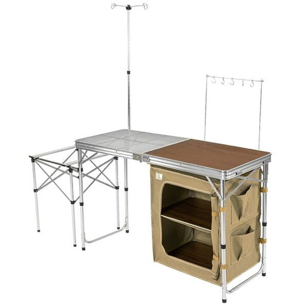 DOD(ディーオーディー) COOKING KING クッキングキング TB5-723-TN キャンプテーブル