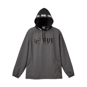 【送料無料】エバーグリーン(EVERGREEN) B-TRUE パッカブルプルパーカー LL グレー×ブラック 5250833 【送料無料】エバーグリーン(EVERGREEN) B-TRUE パッカブルプルパーカー LL グレー×ブラック 5250833